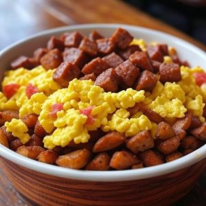 Dominian Salai and Egg Biscuit